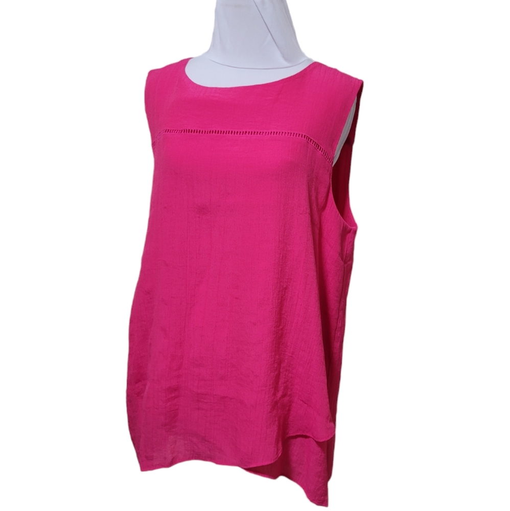 Cristina B Hot Pink Tank Top, size‎ XL, layered